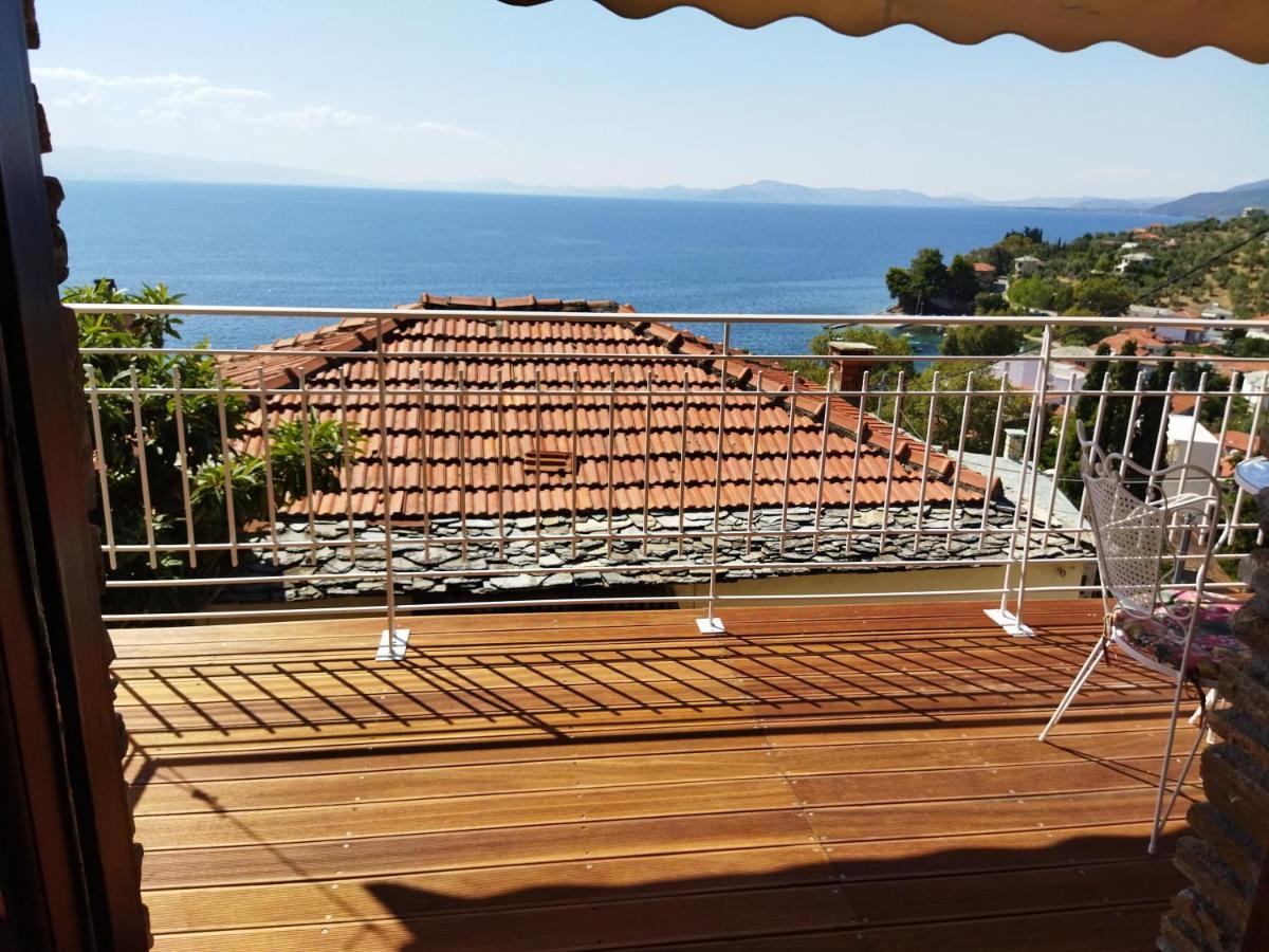 ¨Με Θέα Το Ηλιοβασίλεμα¨ Villa Áfissos Luaran gambar