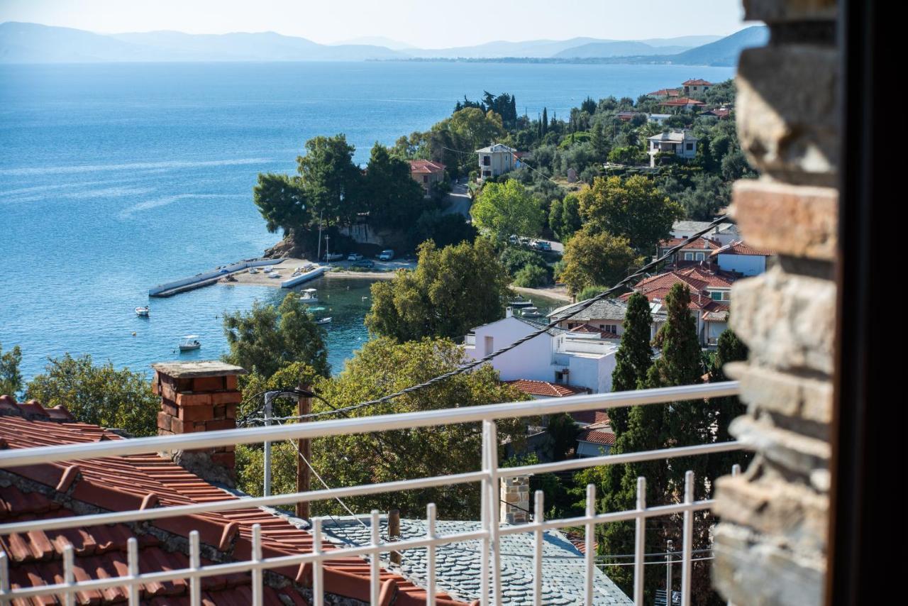 ¨Με Θέα Το Ηλιοβασίλεμα¨ Villa Áfissos Luaran gambar