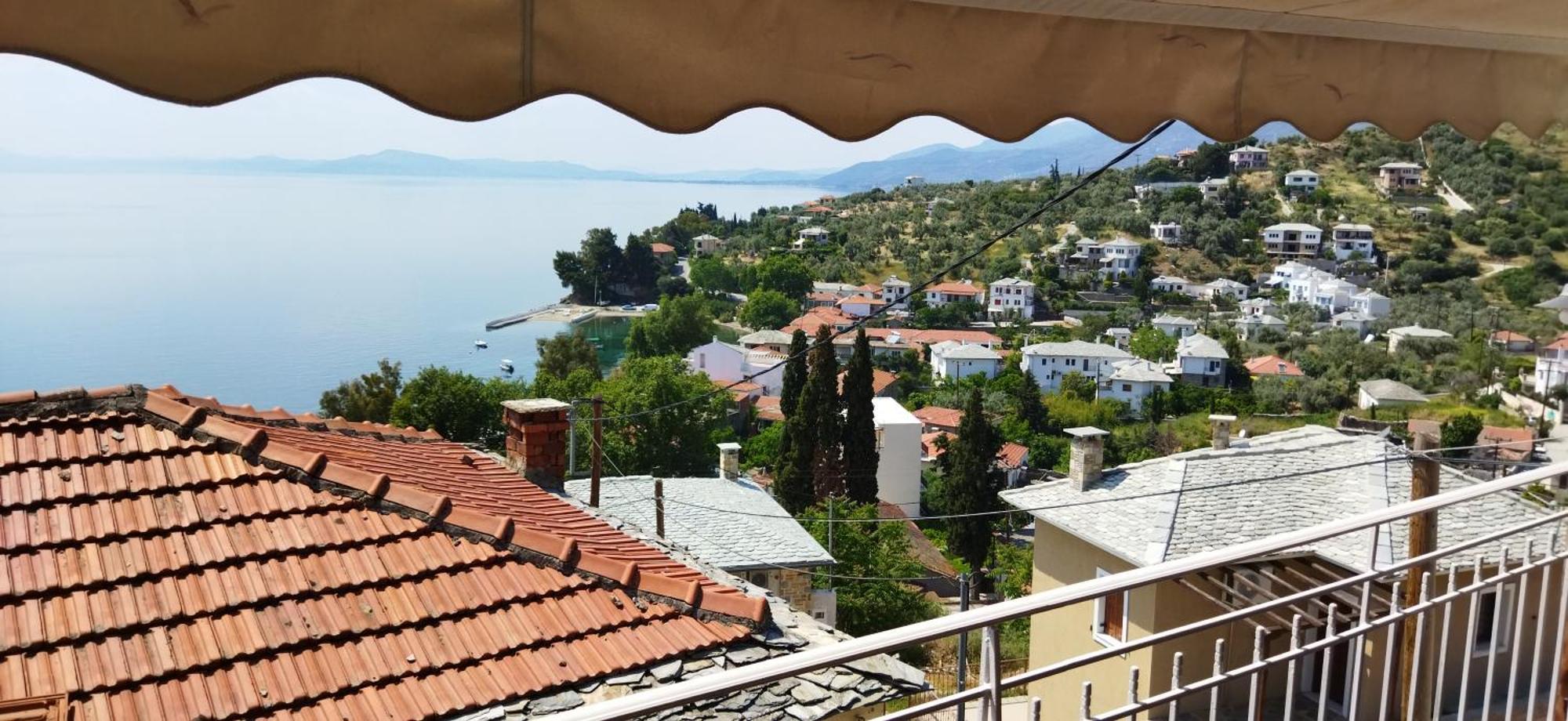 ¨Με Θέα Το Ηλιοβασίλεμα¨ Villa Áfissos Luaran gambar
