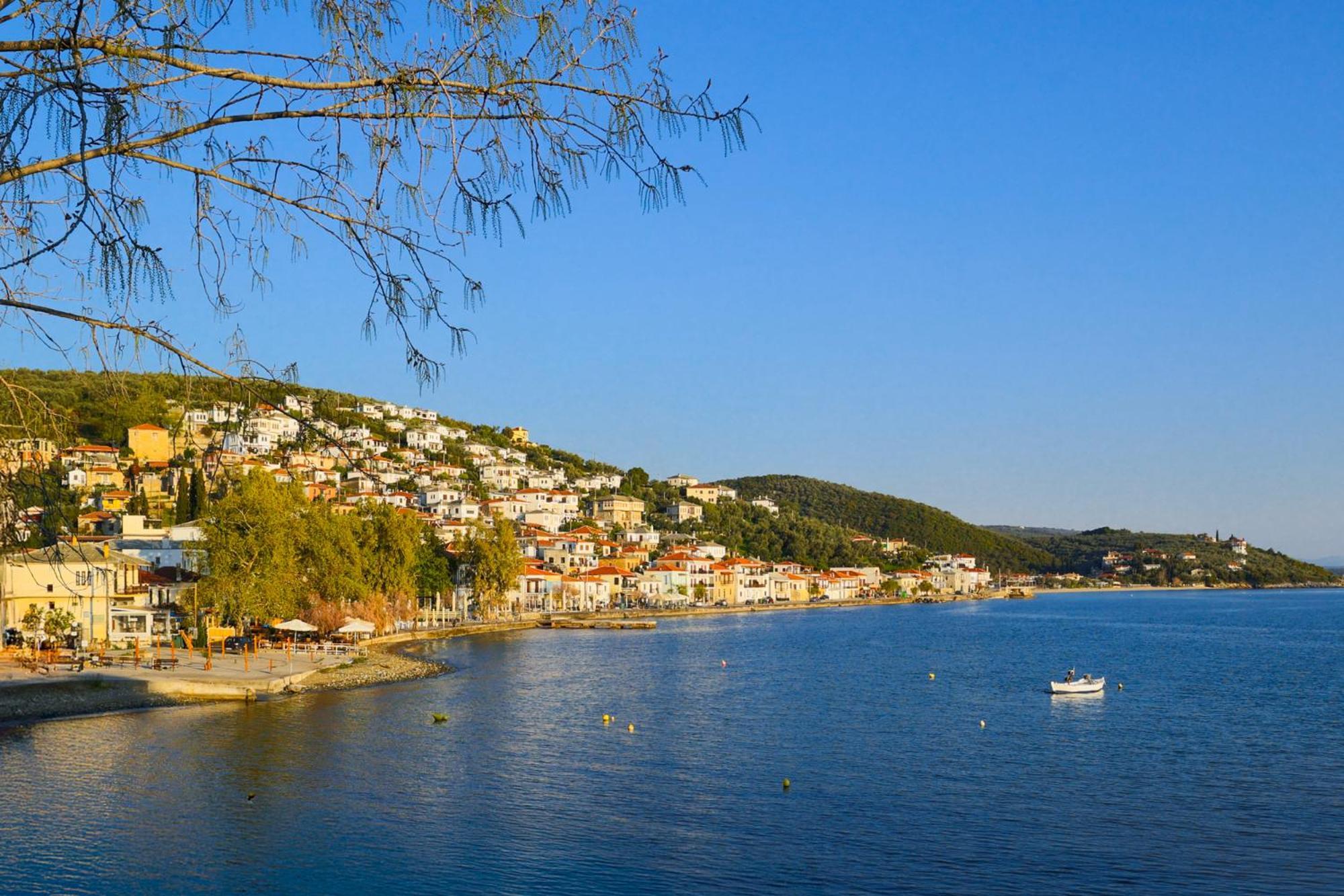 ¨Με Θέα Το Ηλιοβασίλεμα¨ Villa Áfissos Luaran gambar